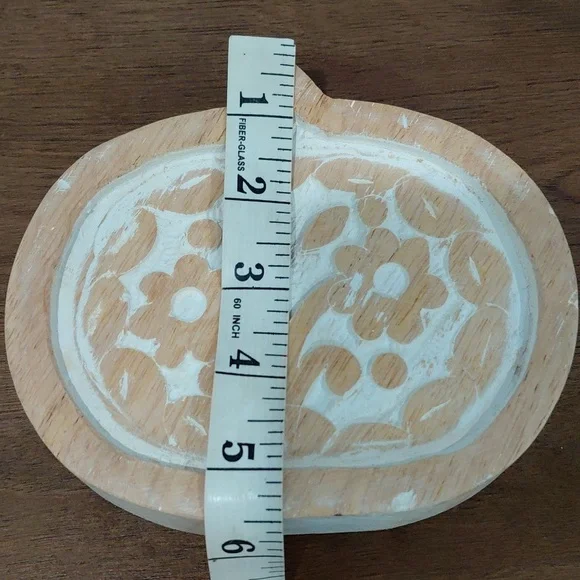 Wooden Pumpkin Decor with Floral Design - Picture 6 of 9